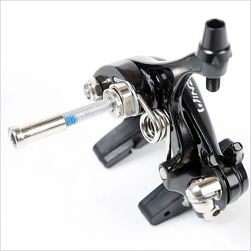 Road Bike Aluminum Alloy Brake Clamp Composite Double-axis C Front Rear Bicycle Brakes Caliper With Rubber 47mm-57mm | Спорт и