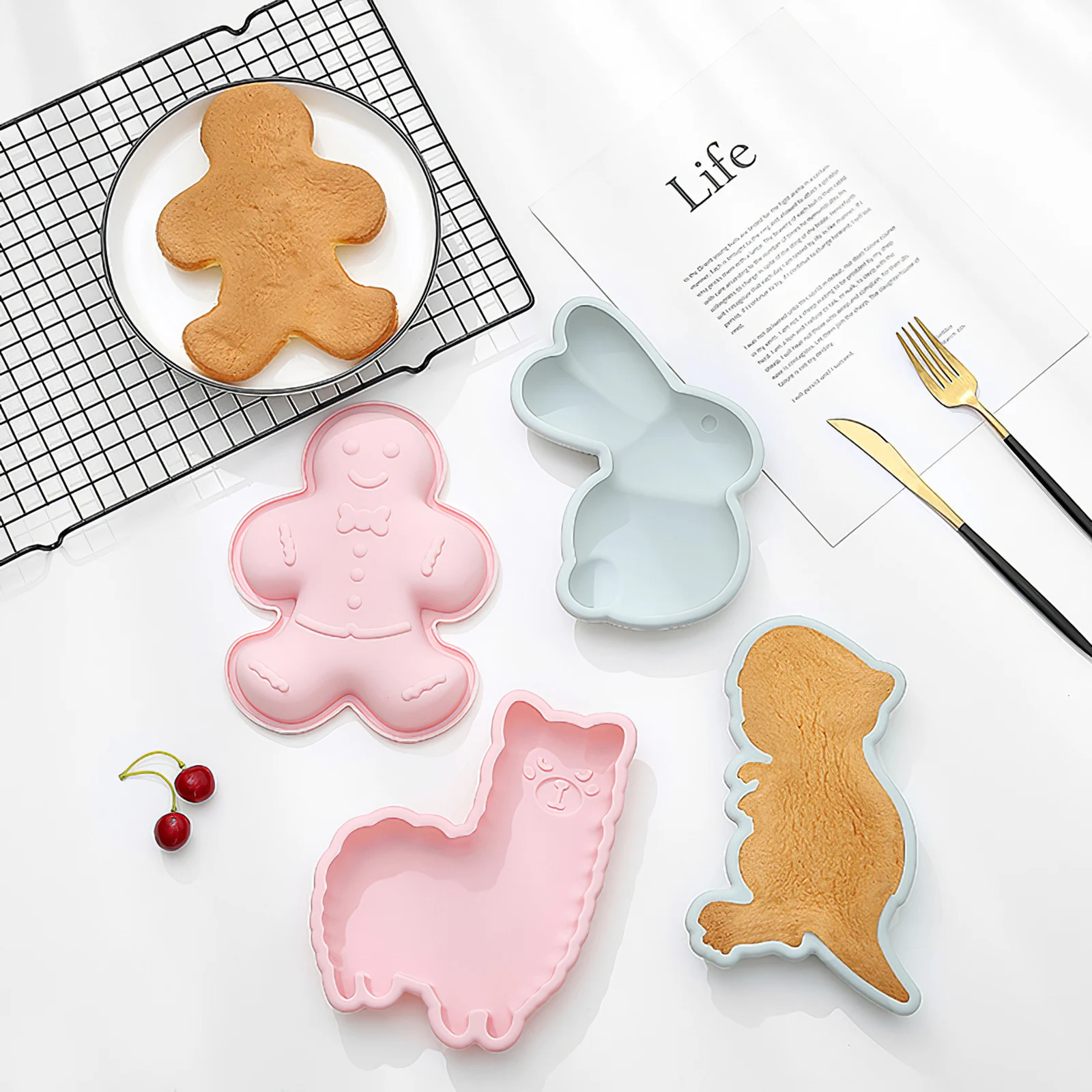 

3D Silicone Cake Mold Mould Cake Decorating Tools Cupcake Chocolate Mould Decor Muffin Pan Baking Stencil Kitchen Baking Tray