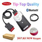 Последние 2017.R3 keygen для delphis vd ds150e cdp pro plus с bluetooth obd2 сканер адаптер автомобиль грузовик светодиодный 3in1 диагностический инструмент