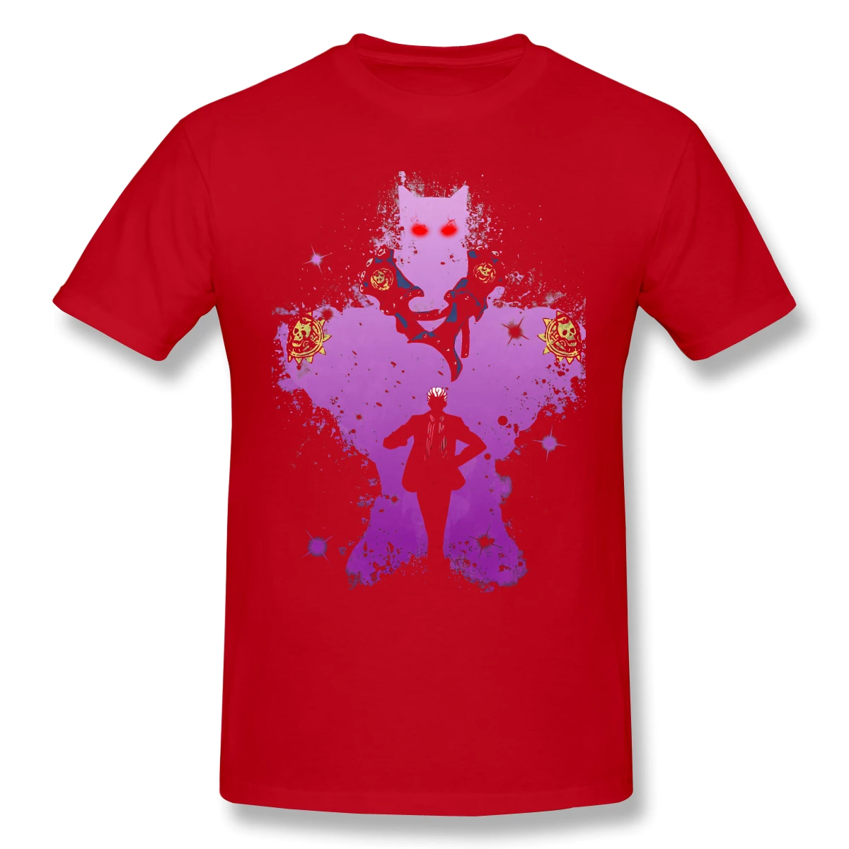 Новая летняя футболка Yoshikage Kira Bite The Dust хлопковая Футболка jojo Необычные