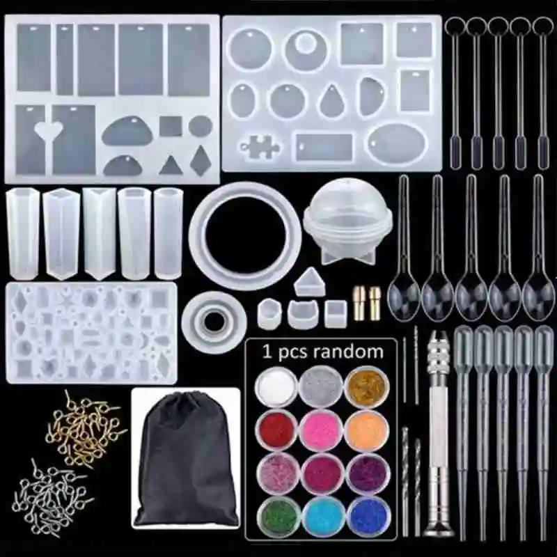 83 шт. набор кристаллических клеевых форм ручной работы инструментов для