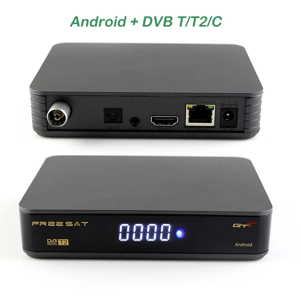Приставка Смарт ТВ Amlogic S905 android GTT встроенный Wi Fi и поддержка DVB T2/C|cable tv box|starhub cable