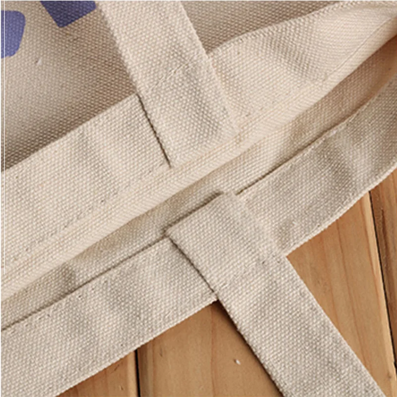 

Cute Dog Printed Shopping Bag Large Capacity Canvas Tote Bag Cloth Reusable Bag Beach Handbags Shopping Bags Sacchetto