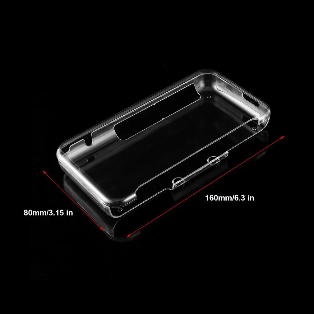 Для Nod New 2DS XL пластиковая прозрачная кристальная жесткая Защитная крышка кожаный чехол для Nod New 2DS XL консоль и игры