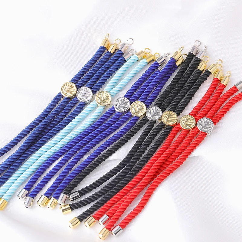 

JUWANG Cotton String Rope Chains For Bracelets Jewelry Making Pull Bracelet Chains DIY Handmade Jewelry Findings Accessories