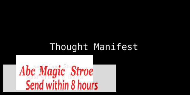

2020 Thought Manifest By Andrew Frost- Magic Tricks