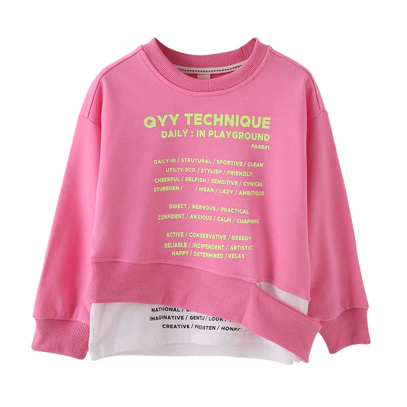 

Girls spring sports suit 2021 new Korean version of the dress girls big children's clothing new children's trend