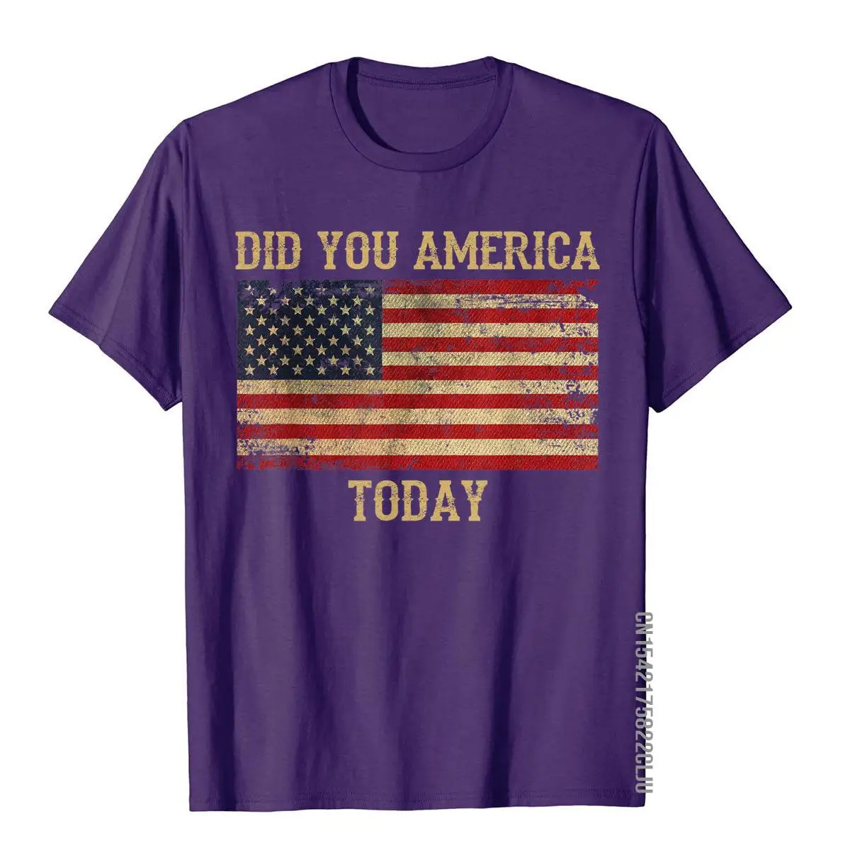 Футболка DID YOU AMERICA TODAY футболка Новое поступление мужские футболки Camisa Топ хлопок