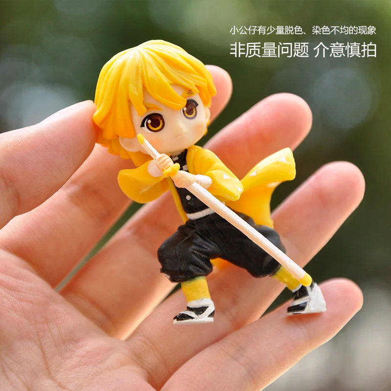 6 шт./компл. фигурки из аниме рассекающий демонов киметасу No Yaiba Kamado Tanjirou Nezuko Agatsuma