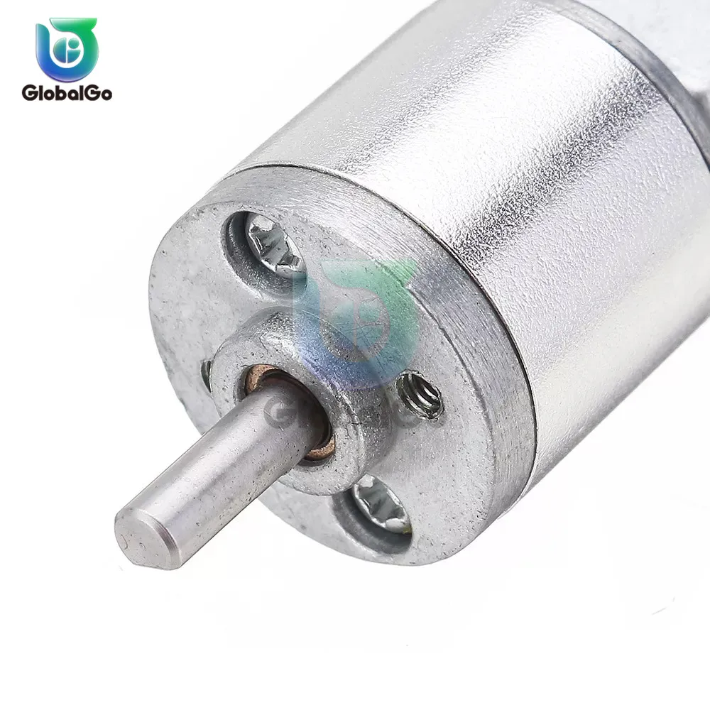 Редукторный электродвигатель постоянного тока 12 В 30 об/мин низкая скорость для