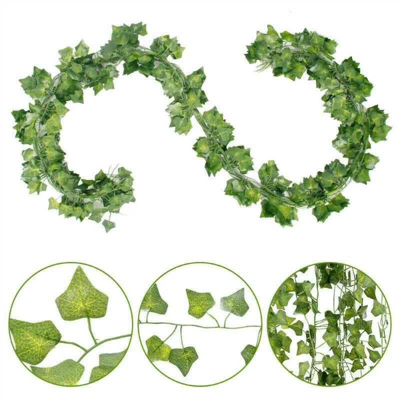 Искусственные листья плюща подвесная гирлянда из искусственных листьев
