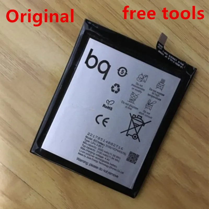 new Original battery For BQ Aquaris X X PRO Battery 3100mAh Battery with Repair Tools