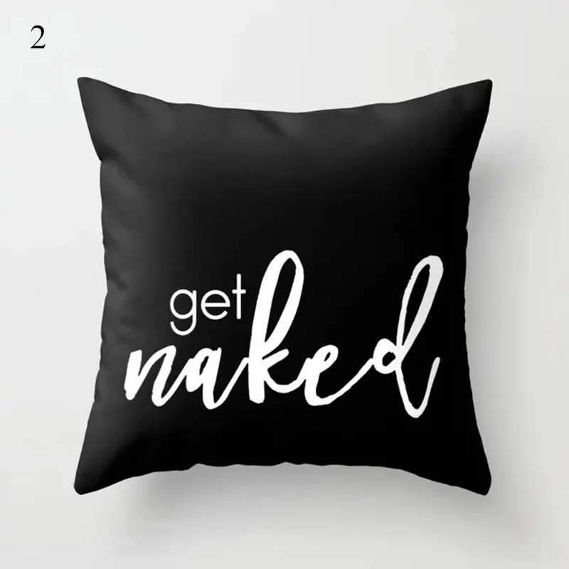 

2021 pillowcase Yellow Cover Case Sofa Car Waist Throw Cushion Cover Plaid Letters Print Sofa Pillow Case Home Decor valentines