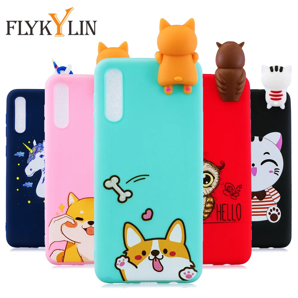 FLYKYLIN Case For Xiaomi Redmi Note 9 Pro Max 3D Unicorn Panda on for Funda 9A 8T 9S 10X 5G Cover |