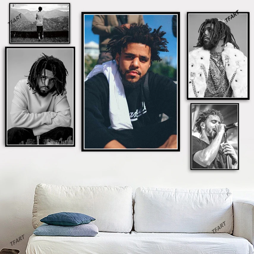 

Rapper Hip Hop Star J cole Popular Music Diamond Embroidered Diamond Painting Diamond Inlaid DIY Home Decoration