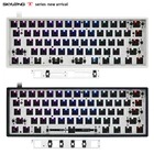 Gk61xs gk61 Двухрежимная bluetooth 5,0 60% механическая клавиатура rgb переключатель led Горячая замена разъем type c pcb чехол разделение пробела