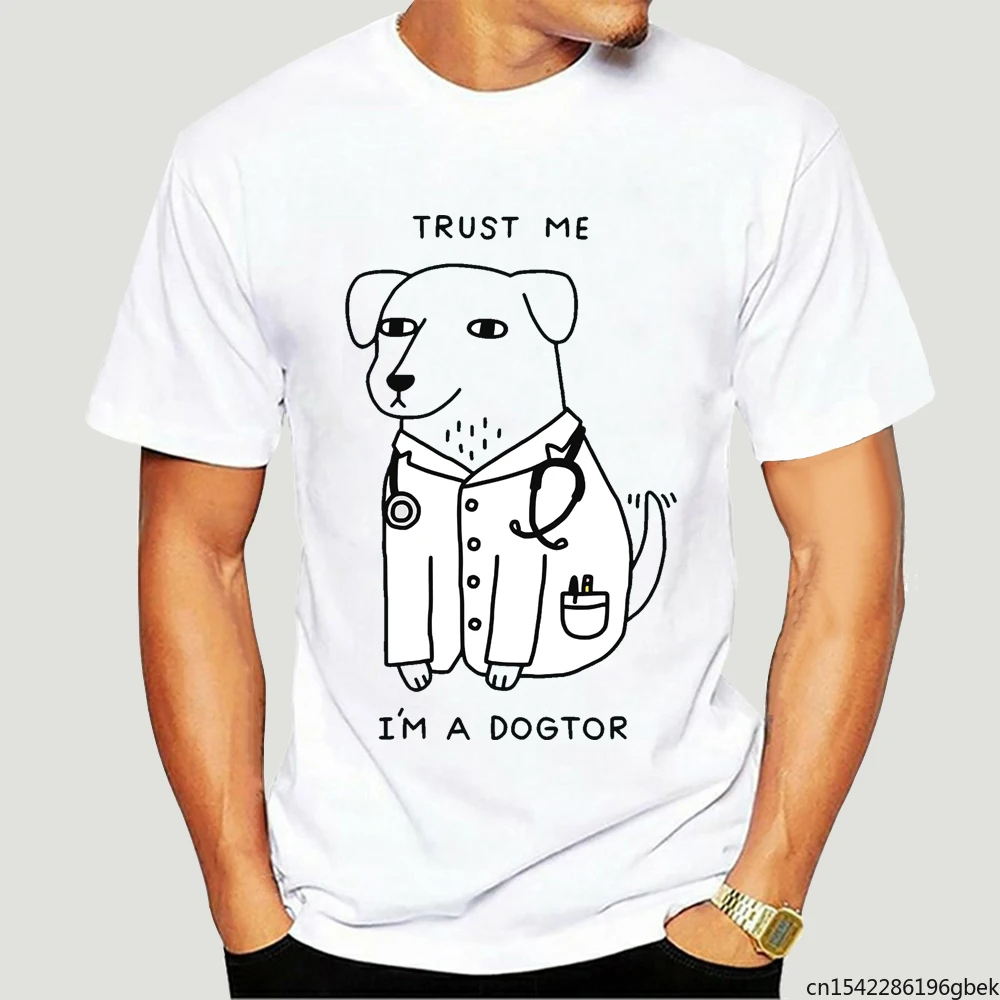 

Забавная Мужская футболка Trust Me I'm A Dogtor
