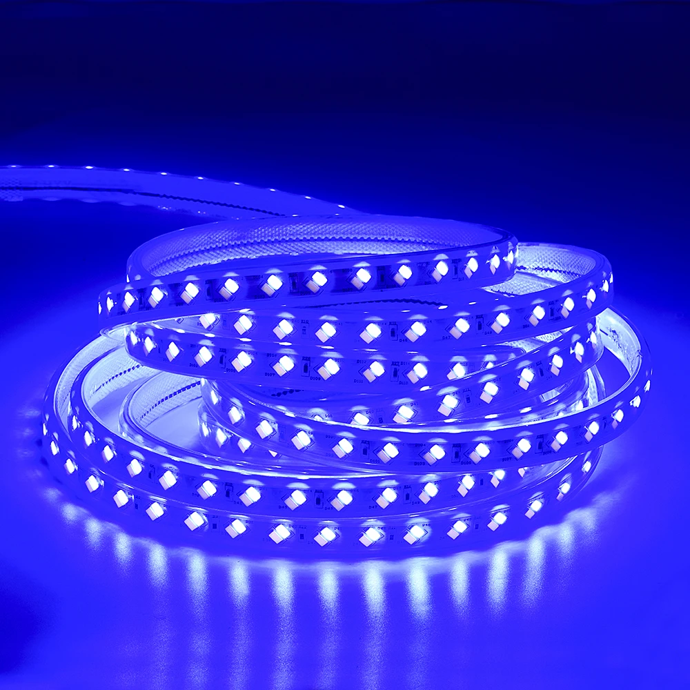 SMD 5050 220V Светодиодная лента белая уличная Водонепроницаемая 5730 RGB светодиодный ленточный фонарь Гибкая светодиодная лента RGB с дистанционным затемнением
