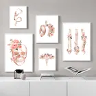 Картина на холсте с цветочным рисунком