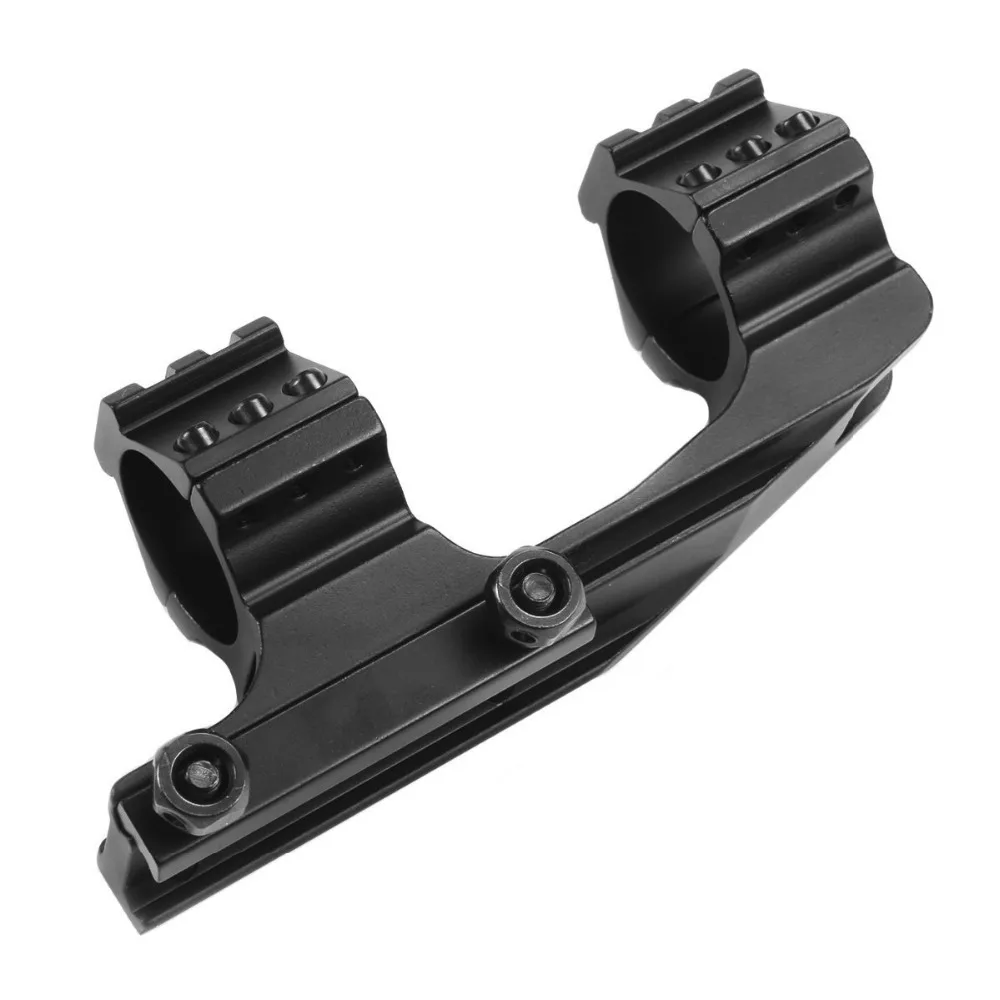 25.4mm/30mm Scope Mount Dual Ring Cantilever Heavy Duty Picatinny with 20mm Weaver Rail Hunting Caza Black | Спорт и развлечения