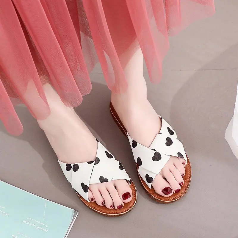 

Female Shoes Womens Slippers Outdoor Luxury Slides 2021 Flat Designer Soft Rubber Beach Summer Rome Concise TPR Fabric Basic PU