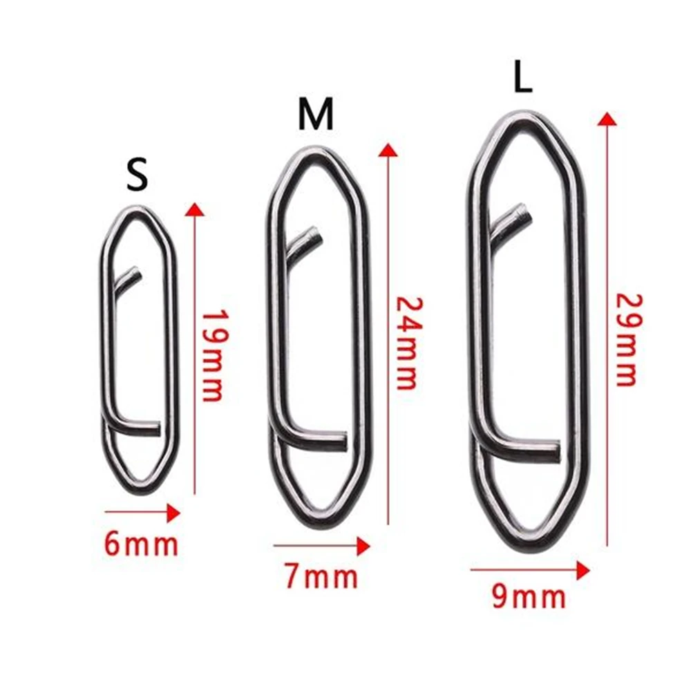 50 шт. Тактический рыболовов Мощность зажимы быстрой оснастка рыболовные