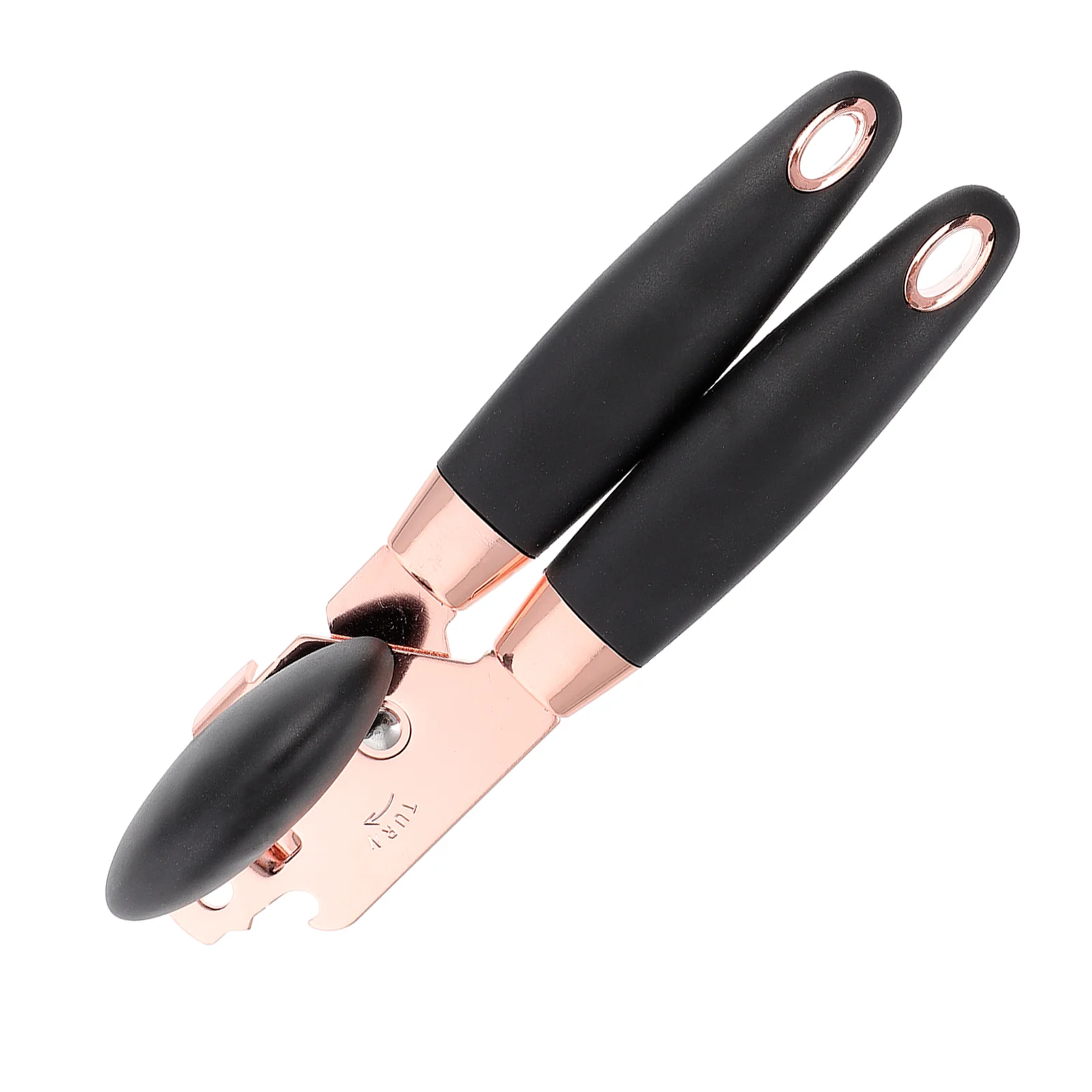 

1 шт. портативный консервный нож, высококачественный кухонный металлический нож, открывалка для бутылок (золотистый)