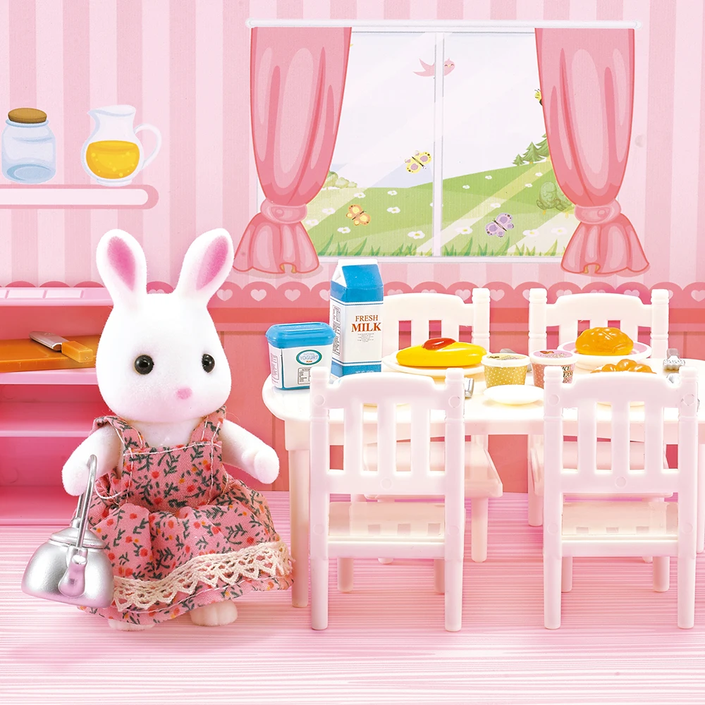 Имитация миниатюрной мебели Toys1:12 кукол детская комната игровая игрушка лесное