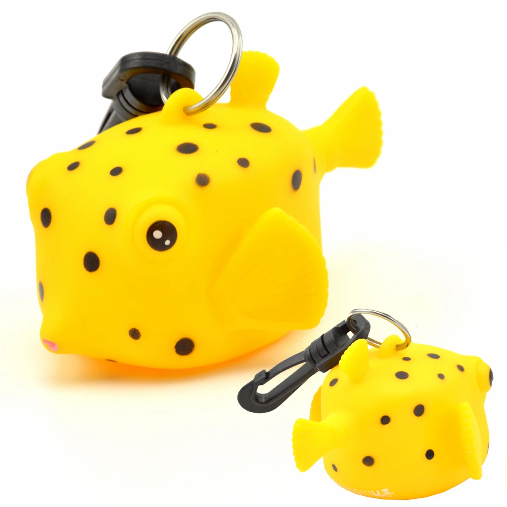 Boxfish Мультяшная рыба подводное погружение мундштук пылезащитный чехол регулятор держатель с зажимом Осьминог безопасный второй этап защитные аксессуары - Цвет: Boxfish
