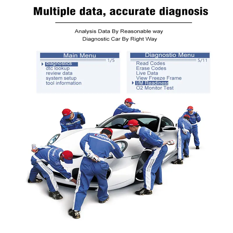 Считыватель кодов ошибок автомобиля OBD2 стираемый кВт 310 диагностический сканер