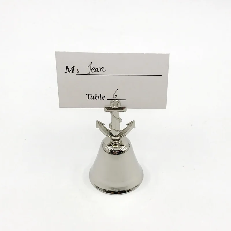 

12 шт., держатель для карт и фотографий «Морской якорь»