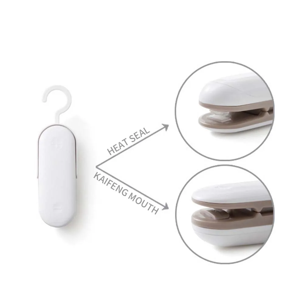 

Mini Sealing Household Machine Heat Sealer Capper Food Saver For Plastic Bags Package Gadgets Sealer Hand Pressure Vacuum Sealer