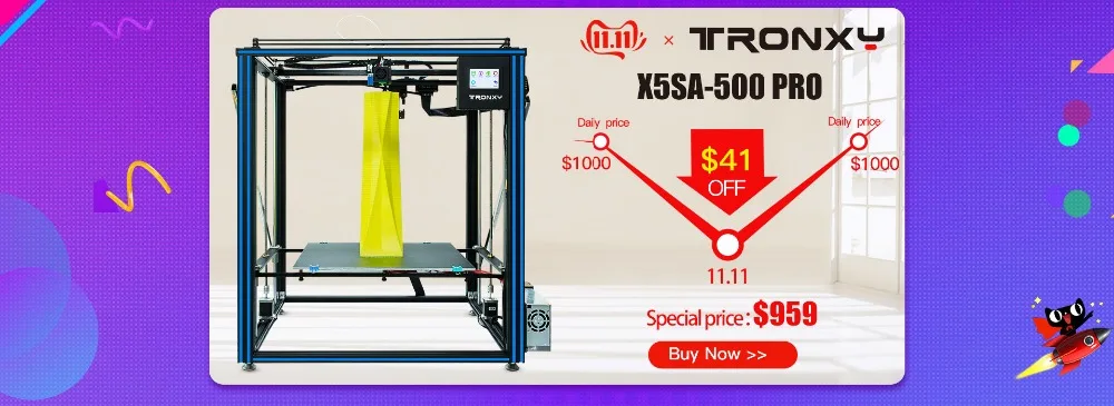 TRONXY X1 3d принтер Самая низкая цена принтер в AliExpress I3 impresora шкив версия линейная направляющая imprimante 3d принтер DIY t