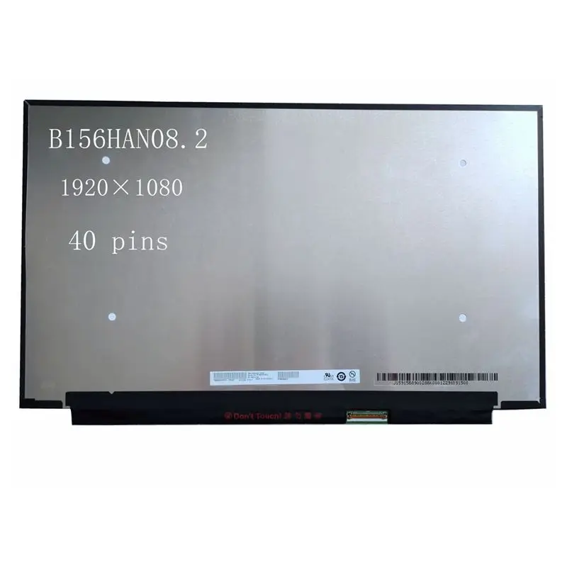 

Original B156HAN08.2 144Hz 72% NTSC Colors Slim Matrix FHD 1920*1080 eDP 40 pin 15.6" Laptop lcd screen IPS B156HAN08.3