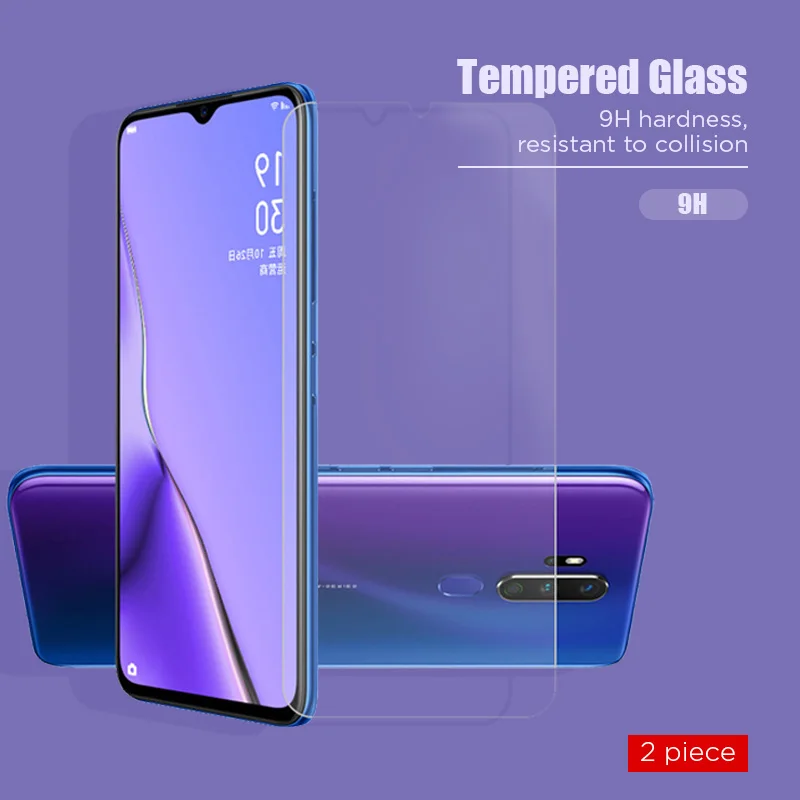 1 Piece/2 Pieces Tempered Glass For OPPO F1 F3 Plus F1S F5 F7 Clear Screen Protector For OPPO F9 F11 Pro F15 K1 K3 HD Glass