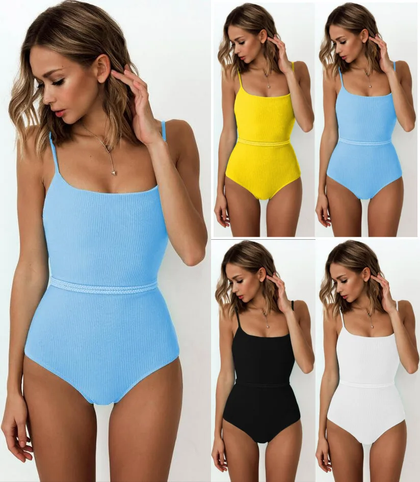

Solid color sexy bikini 2021 summer swimsuit women's 2-piece set high waist bikini push-up swimsuit Tankini swimsuit women's