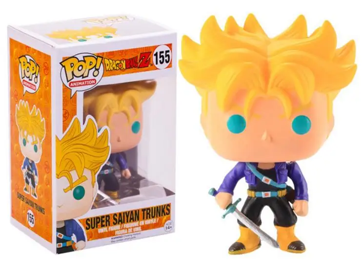 Оригинальный FUNKO Pop Dragon Ball Super Porunga Saiyan Goku супер вегета коллекция кукол из пвх
