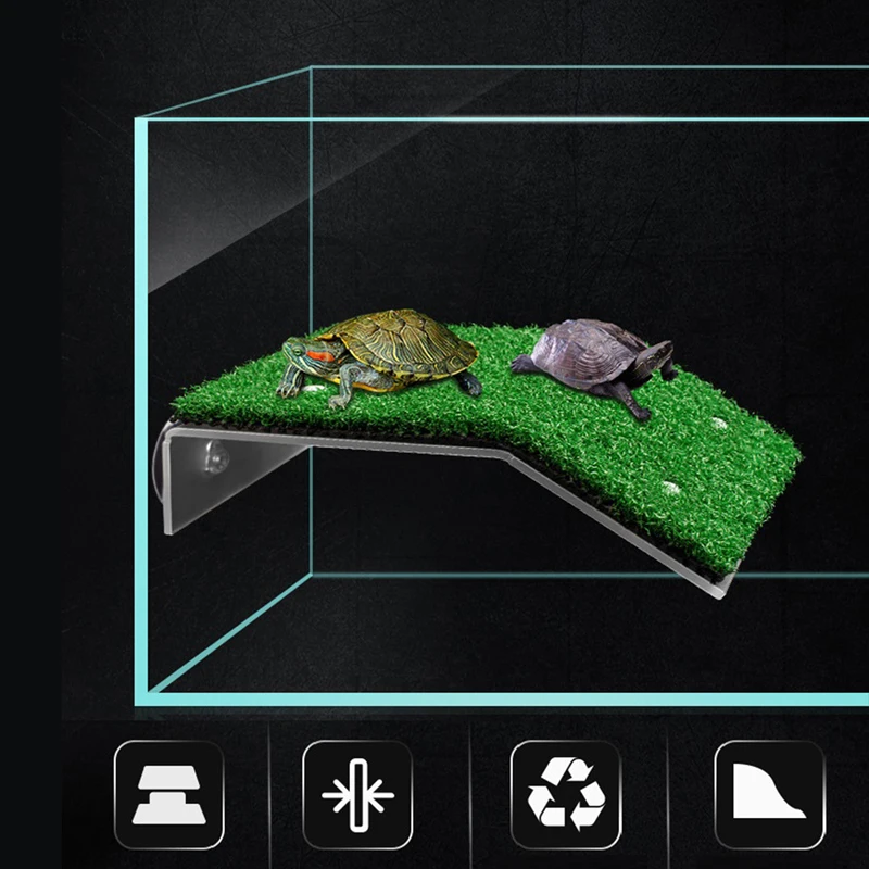 

Aquariums Basking Platform Acrylic Turtle Island Fish Tank Accessories Supplies
