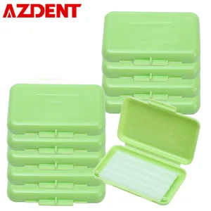 Ортодонтический воск AZDENT 10 кор.лот с яблочным вкусом, стоматологический ортодонтический воск для ортодонтических зубов, ортодонтический воск для подтяжек, десен, раздражения, ухода за полостью рта