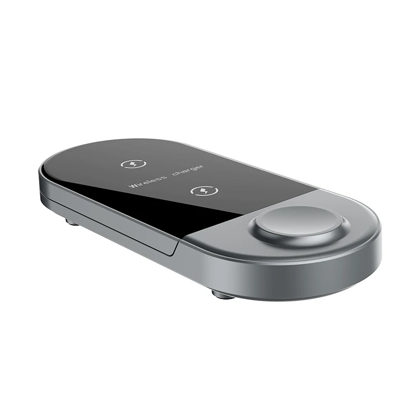 

2021 hot sale 3 in 1 foldable desk Multiple Devices Magnetic Wireless Charger fast Charging for iphone and mobile phone