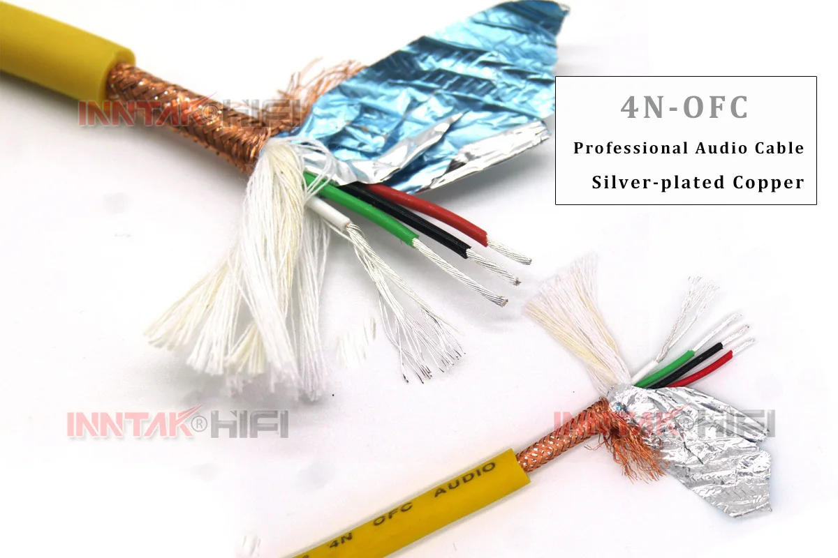 1pcs High Grade Silver-plated copper Type A-B HiFi AUDIO USB Cable For DAC PC / 0.5M-5M |