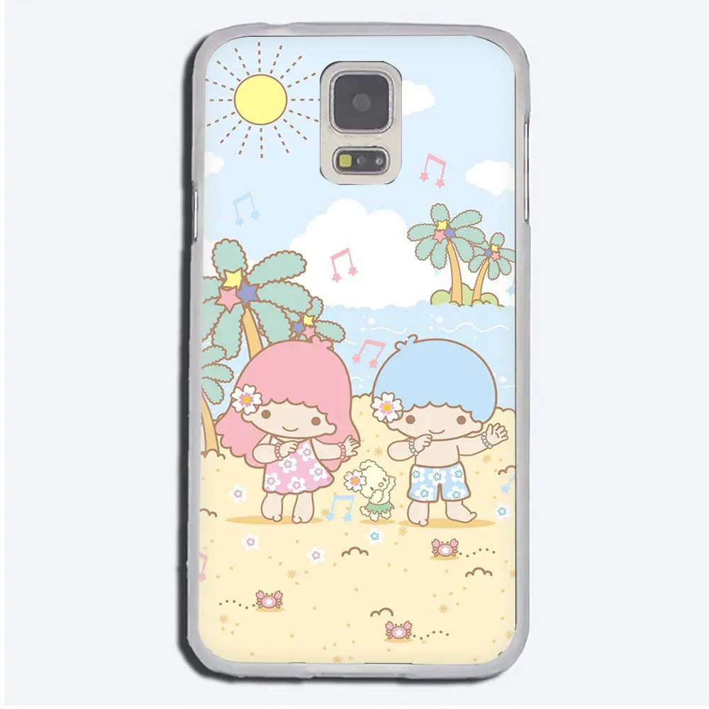 H9 EWAU с рисунками из мультфильма «My Melody» маленький Две звезды жесткий чехол для телефона с рисунком в виде обложка чехол для Samsung Galaxy S6 7 Edge S8 9 10 Plus, Note 8, 9, 10, M10 20 30 40 - Цвет: H9