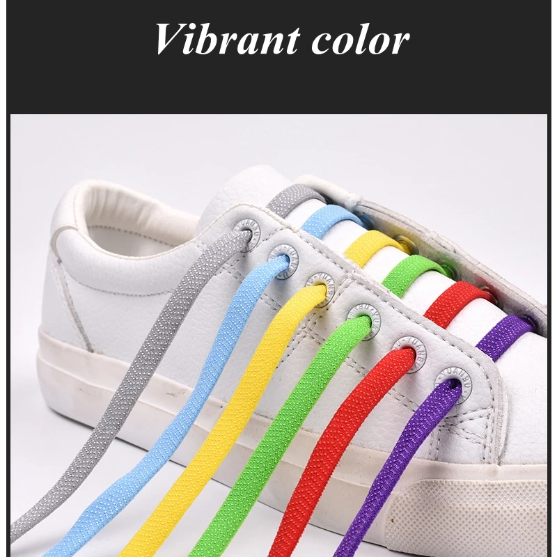Elastic Cross buckle ShoeLaces New 1 Second Quick No Tie Shoe laces Kids Adult Unisex Sneakers Shoelace Lazy Laces Strings