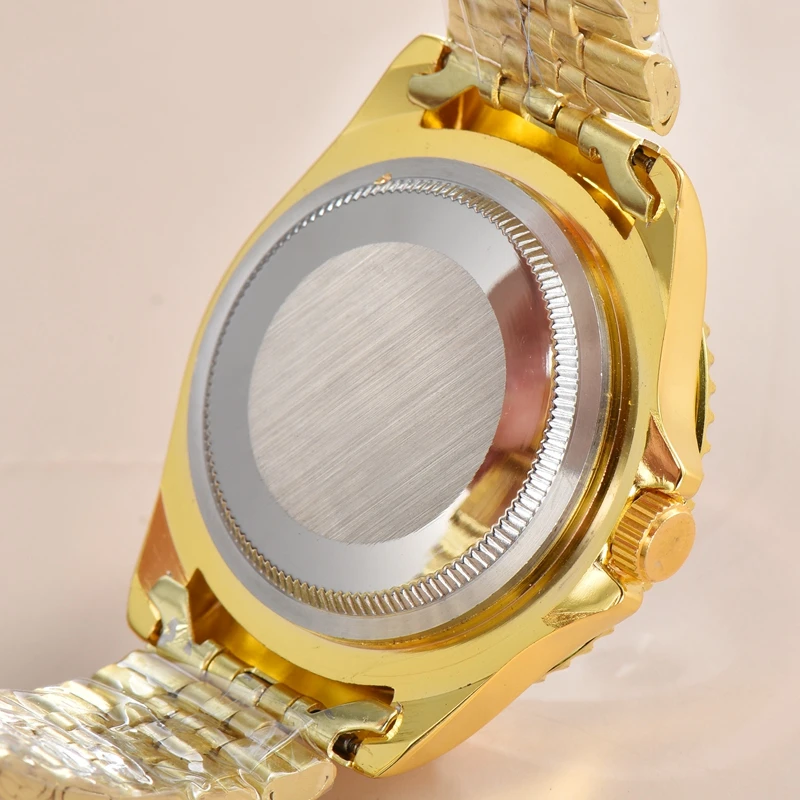 

VODRICH New Women Men Quartz Watch 40MM Luxury Gold GMT MEN Women Alloy Quartz Watch For Girls Gifts