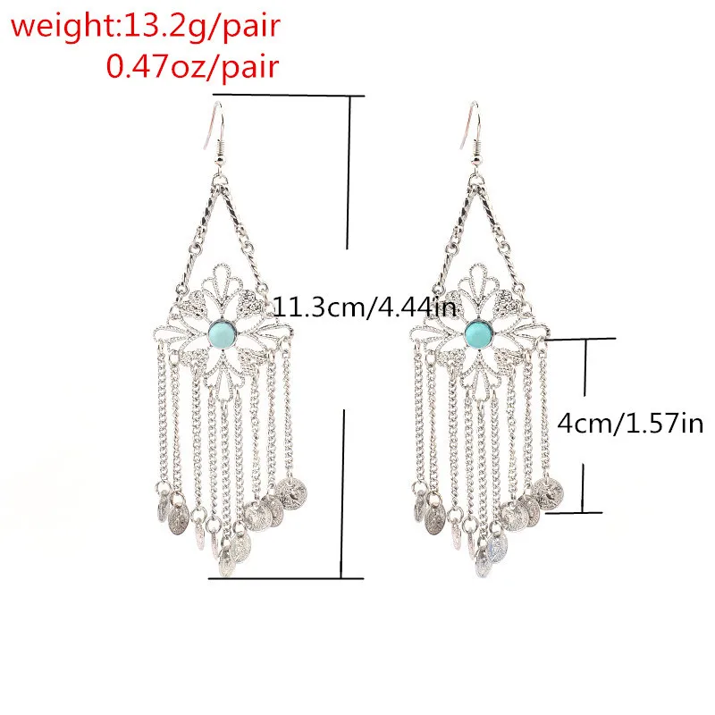 

Vintage Earrings Pendiente Hombre Boucle Oreille Femme Pendientes Mujer Vintage Jewelry Statement Geometric Gold Women Earrings