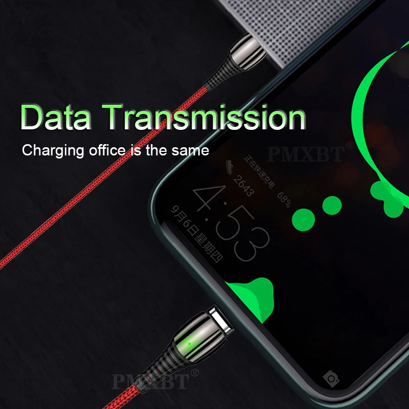 Магнитный кабель Micro USB Тип C зарядный для xiaomi redmi note7 Android iphone Umidigi F2 шнур|Кабели