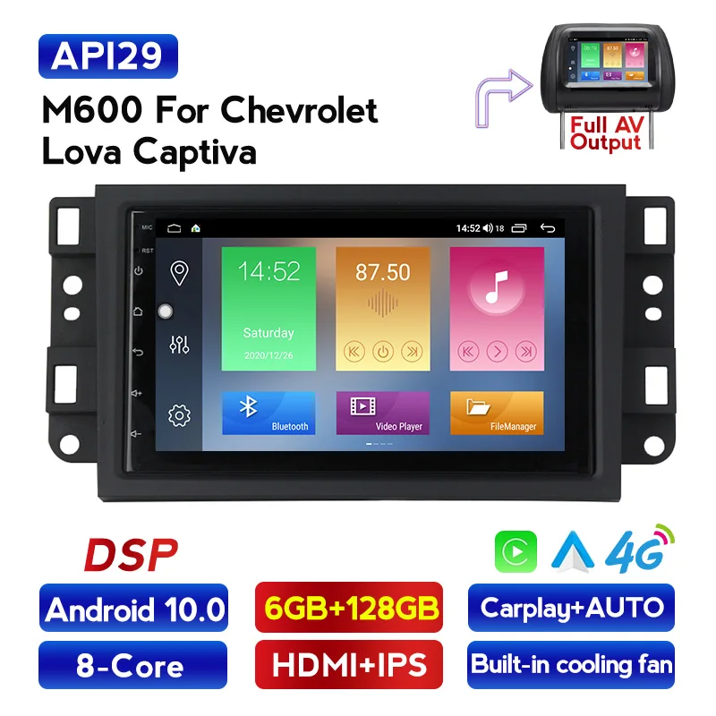 

Автомагнитола 2 Din Android 10 для Chevrolet Lova Captiva Gentra Aveo Epica GPS навигация мультимедийный DVD-плеер 2.5D IPS Авторадио