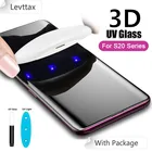 100 шт.лот УФ закаленное стекло прозрачное для Samsung Galaxy Note 20 S20 S10 S9 Plus Note10 Plus 9 S9 3D полная жидкая защита экрана