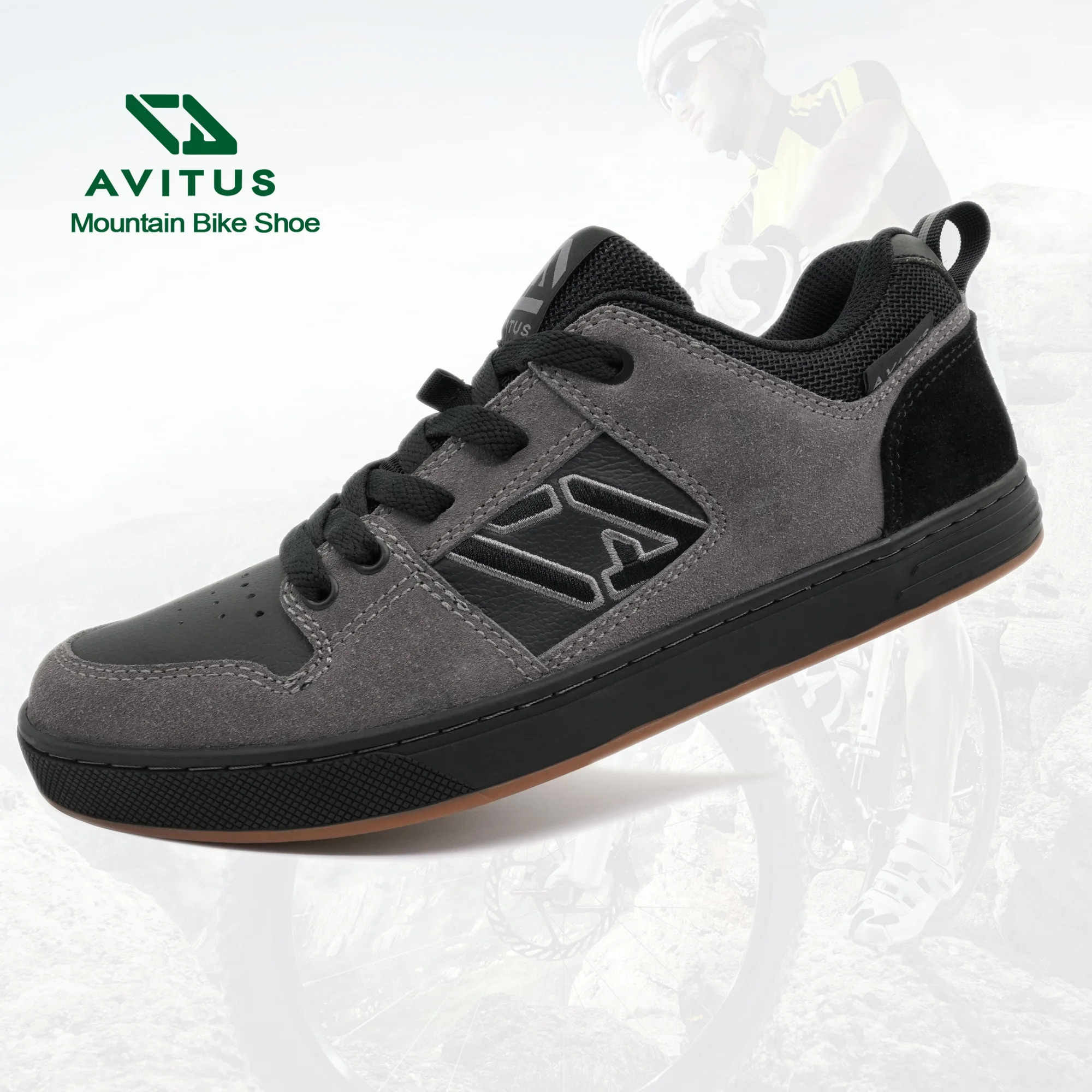 Мужские Нескользящие кроссовки для горного велосипеда на плоской подошве | Спорт