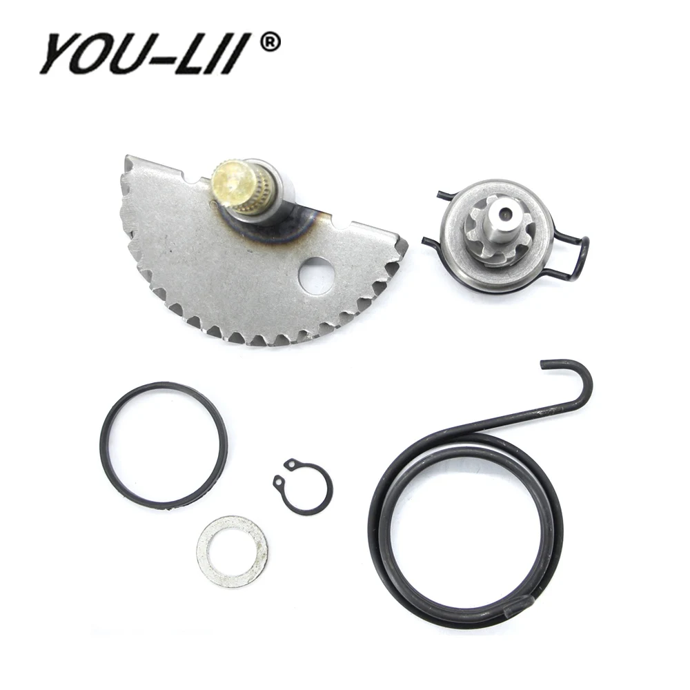 Вал зажигания YOULII 55 мм с зубчатой передачей для GY6 49cc 50cc 139QMB 139QMA китайский Мопед ATV